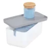 Cade Lidded Storage Bin White/Gray - IDESIGN -Baxton Studio Store GUEST af2da6d0 90e1 4509 b563 c151208c5dc2