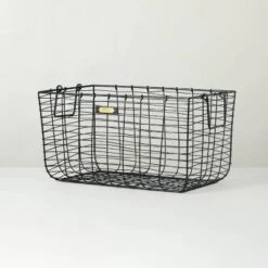 Wire Storage Basket Black - Hearth & Hand With Magnolia -Baxton Studio Store GUEST b22a1734 78e8 485f ac33 f45b9366683c