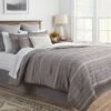 12pc Chambray Matelasse Stripe Comforter & Sheet Bedding Set Gray - Threshold™ 2 12pc Chambray Matelasse Stripe Comforter & Sheet Bedding Set Gray - Threshold™ -Baxton Studio Store GUEST b27f3a3e 47f8 43ab 839e 70805159cf42