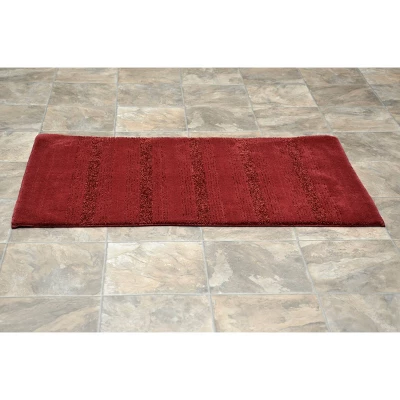 24"x40"Essence Nylon Washable Bathroom Rug Chili Red - Garland Rug 3 24"x40"Essence Nylon Washable Bathroom Rug Chili Red - Garland Rug