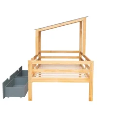 Twin Size House Low Loft Bed With Two Storage Drawers - ModernLuxe 17 Twin Size House Low Loft Bed With Two Storage Drawers - ModernLuxe -Baxton Studio Store GUEST b4c102f9 30ca 4816 8728 9a36026e97c4