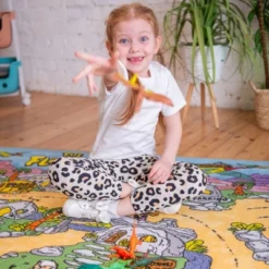 KC CUBS | The Flintstones Boy & Girl Kids City Road Car Vehicle Traffic Educational Learning & Game Play Nursery Classroom Rug Carpet -Baxton Studio Store GUEST b5673ba6 49f3 446d b66d 44b5250b3fe9