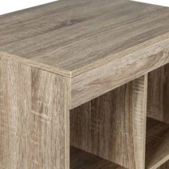 Honey-Can-Do 6 Compartment Divided Cube Cabinet Oak -Baxton Studio Store GUEST b66e8838 b486 4dc0 9e5e 9121f7c93cea