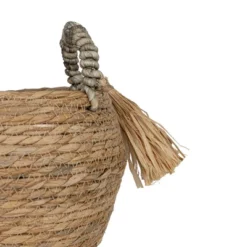 Brown Basket Woven Seagrass & Corn Husk By Foreside Home & Garden 10 Brown Basket Woven Seagrass & Corn Husk By Foreside Home & Garden -Baxton Studio Store GUEST b796daa1 5534 444c bbe9 930839710a36
