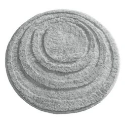 MDesign Round Microfiber Bathroom Spa Mat, Accent Rug, Machine Washable -Baxton Studio Store GUEST b85f2cba ea5d 437d 8718 730351986ba3