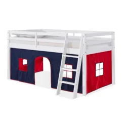 Twin Roxy Junior Loft With Tent - Alaterre Furniture -Baxton Studio Store GUEST b88a4c99 a696 4da3 8513 6c0fbcac599c