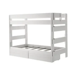 Max & Lily Farmhouse Twin Over Twin Bunk Bed With Storage Drawers -Baxton Studio Store GUEST b926f87f 3422 45c1 9393 6d4564b1f5ea