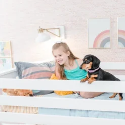 Max & Lily Twin-Size High Loft Bed -Baxton Studio Store GUEST b9760101 3180 461b 8d9b c298ac2236ec
