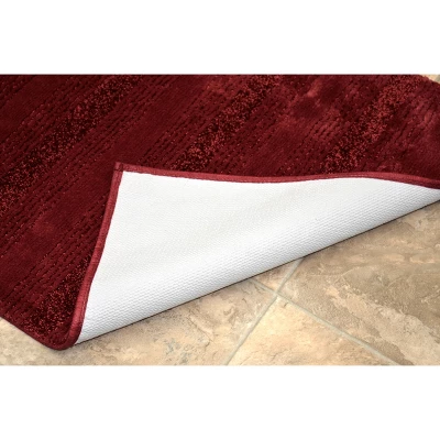 24"x40"Essence Nylon Washable Bathroom Rug Chili Red - Garland Rug 7 24"x40"Essence Nylon Washable Bathroom Rug Chili Red - Garland Rug - Image 5