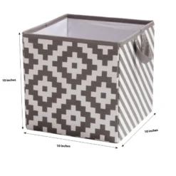 Bacati - Love Gray/white Storage Box Small 9 Bacati - Love Gray/white Storage Box Small -Baxton Studio Store GUEST b9d6e662 5cb6 4078 b00a b1633d9e588d