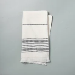 Multistripe Bath Towels Cream/Gray - Hearth & Hand™ With Magnolia -Baxton Studio Store GUEST ba4e5222 dc1b 4345 bf85 1d089c37f51b