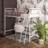 Twin Kaila Metal Loft Bed White - Room & Joy -Baxton Studio Store GUEST bd787b93 799b 4adc ad33 9f6ecea12c37