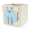 3 Sprouts Large 13 Inch Square Children's Foldable Fabric Storage Cube Organizer Box Soft Toy Bin 2 Piece Bundle With Blue Cat, Pet Hedgehog Designs -Baxton Studio Store GUEST bf3f83ba f5f2 417b bd04 20def8dd92f1