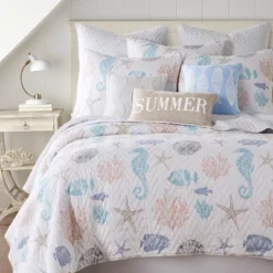 Blue Sea Quilt And Pillow Sham Set - Levtex Home -Baxton Studio Store GUEST c05fdfc3 cdf7 41b7 a3fc 15dbdfcf51ba