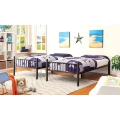 HOMES: Inside + Out Twin Over Twin Kids' Dero Bed Black - IoHOMES -Baxton Studio Store GUEST c1712e82 3c2d 45f3 b7be 09e88a3dd7be