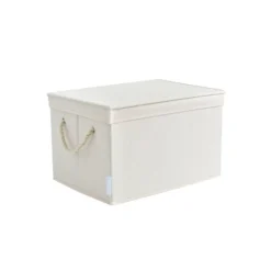 WeThinkStorage 2pk 34L Foldable Organizing Storage Bin With Rope Handle And Lid -Baxton Studio Store GUEST c18ba628 b520 4b09 859c 20a7ef7f4e40