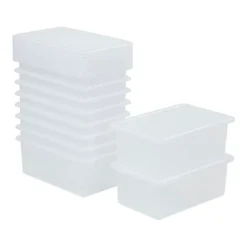 ECR4Kids Cubby Storage Bin With Non-Snap Lid, Plastic Conatiner, 10-Pack -Baxton Studio Store GUEST c19d4074 dcf4 42cd 8bde 93aab72a7feb