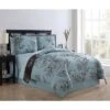 8pc Leaf Bed In A Bag Comforter Set Blue & Chocolate - VCNY Home 1 8pc Leaf Bed In A Bag Comforter Set Blue & Chocolate - VCNY Home -Baxton Studio Store GUEST c1f9dc1e 87d4 4e46 8d0c 9b8f074bce5d