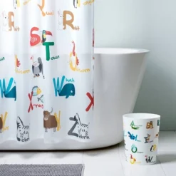 Animal Alphabet Shower Curtain - Allure Home Creations -Baxton Studio Store GUEST c335148f 8989 419b 8fb3 0832f22cca27