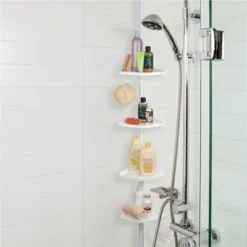 Ulti-Mate Rust Proof Aluminum Tension Shower Pole Caddy White - Better Living Products -Baxton Studio Store GUEST c3af4638 e0c3 4bcd bddc f03a0d609627