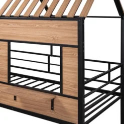 Metal Twin Size Loft Bed With Roof, Windows, Railing And Ladder - ModernLuxe 17 Metal Twin Size Loft Bed With Roof, Windows, Railing And Ladder - ModernLuxe -Baxton Studio Store GUEST c470a178 b670 4dc6 b7f5 d72e5b676ae2