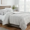 4pc Clipped Stripe Poms Comforter Bedding Set - Threshold™ -Baxton Studio Store GUEST c5caf778 bfb2 4ad4 ab56 a515760d4741