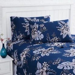 Southshore Fine Living Flora 100% Cotton Sateen Weave 300 TC 22-inch Extra-Deep Pocket Sheet Set