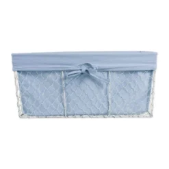 Design Imports Set Of 5 Antique White Chicken Wire Liner Baskets Denim -Baxton Studio Store GUEST c74e190f d958 4c0a 8213 35e03ae1237b