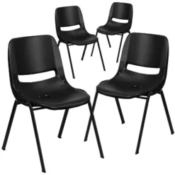 Flash Furniture 4 Pack HERCULES Series 440 Lb. Capacity Kid's Ergonomic Shell Stack Chair With 14" Seat Height 10 Flash Furniture 4 Pack HERCULES Series 440 Lb. Capacity Kid's Ergonomic Shell Stack Chair With 14" Seat Height -Baxton Studio Store GUEST c788884d f309 4b8b 9e3a ed96a5cacab3 1