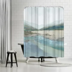 Americanflat 71X74 Abstract Shower Curtain By The Print Republic -Baxton Studio Store GUEST c7af37ae ec86 47ef 919b 528cc1884954