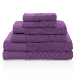 Basketweave Jacquard Cotton Modern Absorbent 6-Piece Towel Set By Blue Nile Mills 21 Basketweave Jacquard Cotton Modern Absorbent 6-Piece Towel Set By Blue Nile Mills -Baxton Studio Store GUEST c9330b47 f290 4615 a018 7aeab351a074