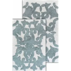 2pc Iron Gate Floral Bath Mat Set - Chesapeake 16 2pc Iron Gate Floral Bath Mat Set - Chesapeake -Baxton Studio Store GUEST c9a1685c bdea 4723 81f0 0ceb2155ea05