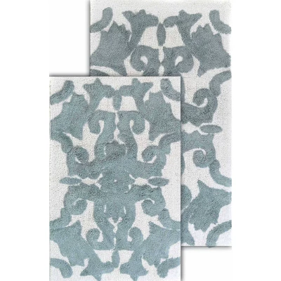 2pc Iron Gate Floral Bath Mat Set - Chesapeake 8 2pc Iron Gate Floral Bath Mat Set - Chesapeake - Image 6