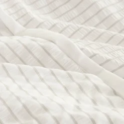 Beautyrest Apollo Striped Seersucker Oversized Comforter Set -Baxton Studio Store GUEST ca9f8ffc 6cbc 441d 8d61 a4449058e783