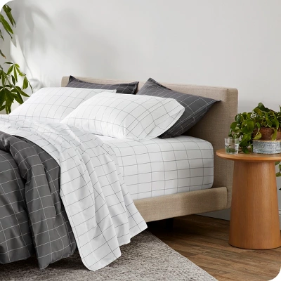 Printed Pattern Microfiber Sheet Set By Bare Home 6 Printed Pattern Microfiber Sheet Set By Bare Home - Image 4