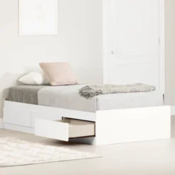 Munich Mates Bed With 3 Drawers Pure White - South Shore 12 Munich Mates Bed With 3 Drawers Pure White - South Shore -Baxton Studio Store GUEST d13f4953 4d90 4a86 bc40 aa74e31f8c04