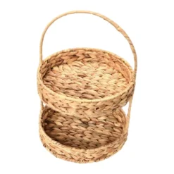Household Essentials 2 Tier Tray Water Hyacinth 9 Household Essentials 2 Tier Tray Water Hyacinth -Baxton Studio Store GUEST d1522770 9aa7 4172 8938 54a962cec8ab
