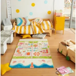 39"x59" Beach House 3D Play Rug - IVI
