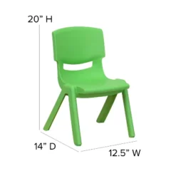 Emma And Oliver 2 Pack Plastic Stackable School Chair With 10.5"H Seat, Preschool Chair -Baxton Studio Store GUEST d74c2b1d 2a95 4706 9fe6 22270324fca1