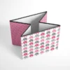 Bacati - Elephants Pink/Gray Storage Box Large -Baxton Studio Store GUEST d75ac859 9e06 4804 9fef faaae33499d4