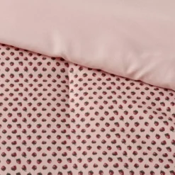 Strawberry Print Reversible Microfiber Comforter & Sheet Set Light Pink - Room Essentials™ -Baxton Studio Store GUEST d7f522a7 3359 48e7 9f0b b954a45a3de0