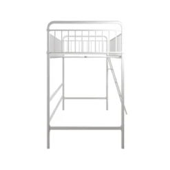 Twin Kaila Metal Loft Bed White - Room & Joy -Baxton Studio Store GUEST d834d7fa f353 4680 a2de 56d688a055e7