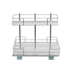 Household Essentials Double-Sided Pantry Organizer Nickel 13 Household Essentials Double-Sided Pantry Organizer Nickel -Baxton Studio Store GUEST d858dd84 6937 4991 ad28 bb6952cddd56