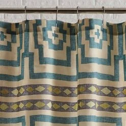 Hypnotic Shower Curtain Blue - Jungalow By Justina Blakeney -Baxton Studio Store GUEST d861076d dd7a 482d 8ee8 db1d79df2cbd