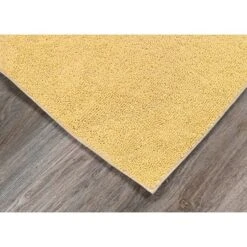 22"x60" Queen Cotton Washable Bath Rug Runner Yellow - Garland Rug -Baxton Studio Store GUEST d8fcd24f c441 4a32 9462 ff09c2152d61