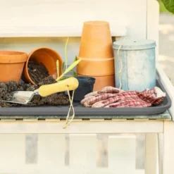 Fleming Supply All-Weather Small Boot Tray/Utility Mat - Gray -Baxton Studio Store GUEST da6a3214 66b3 42a5 bd9e 94a7f2a0e2db