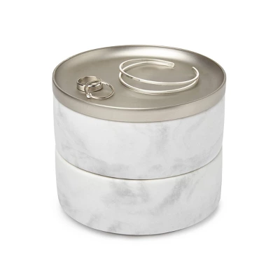 Tesora Jewelry Box White - Umbra 5 Tesora Jewelry Box White - Umbra - Image 3