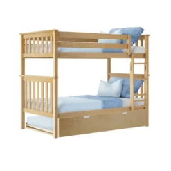 Max & Lily Twin Over Twin Bunk Bed With Trundle 21 Max & Lily Twin Over Twin Bunk Bed With Trundle -Baxton Studio Store GUEST dbf3a36a 46d1 4086 a750 f12f7e0f3a4c