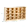 ECR4Kids 20 Cubby Mobile Tray Storage Cabinet, 4x5, Classroom Furniture, Natural -Baxton Studio Store GUEST dc7231e3 9976 4b62 99b4 40cd561f9af5