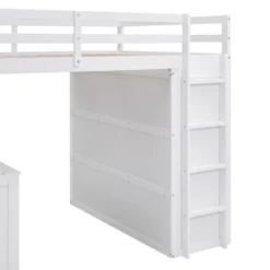Full Size Loft Bed With Drawers, Desk And Wardrobe - ModernLuxe 21 Full Size Loft Bed With Drawers, Desk And Wardrobe - ModernLuxe -Baxton Studio Store GUEST dcd7b31a 7ff6 44c9 a6f7 94467783eff2